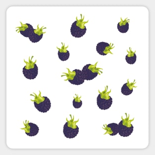 Blackberry Bliss - Bold and Beautiful Blackberry Design for Fruit Lovers Magnet